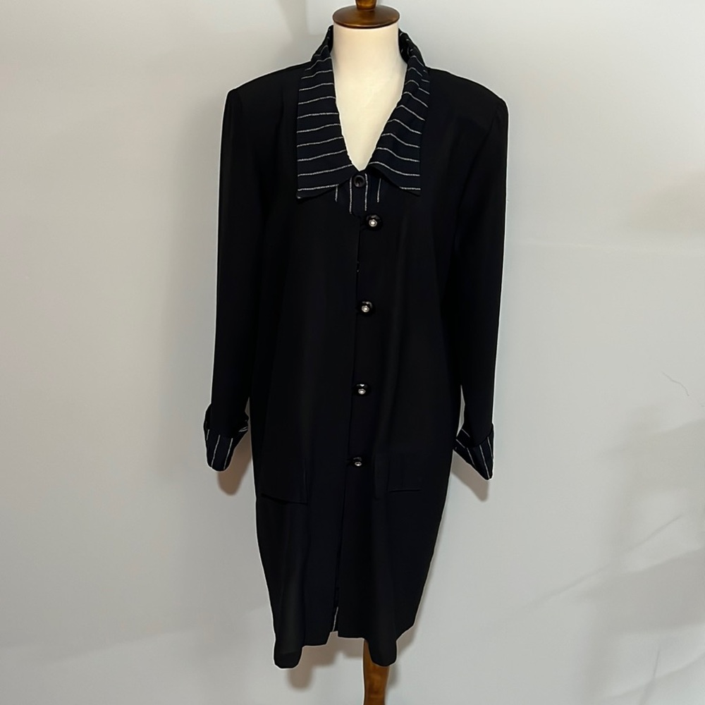 Vintage Dolce sheer long blazer women’s sz M
